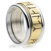 runic wedding rings